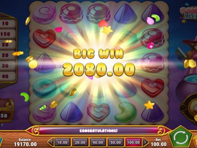 Игровой аппарат Sweet Alchemy производителя Play'n GO